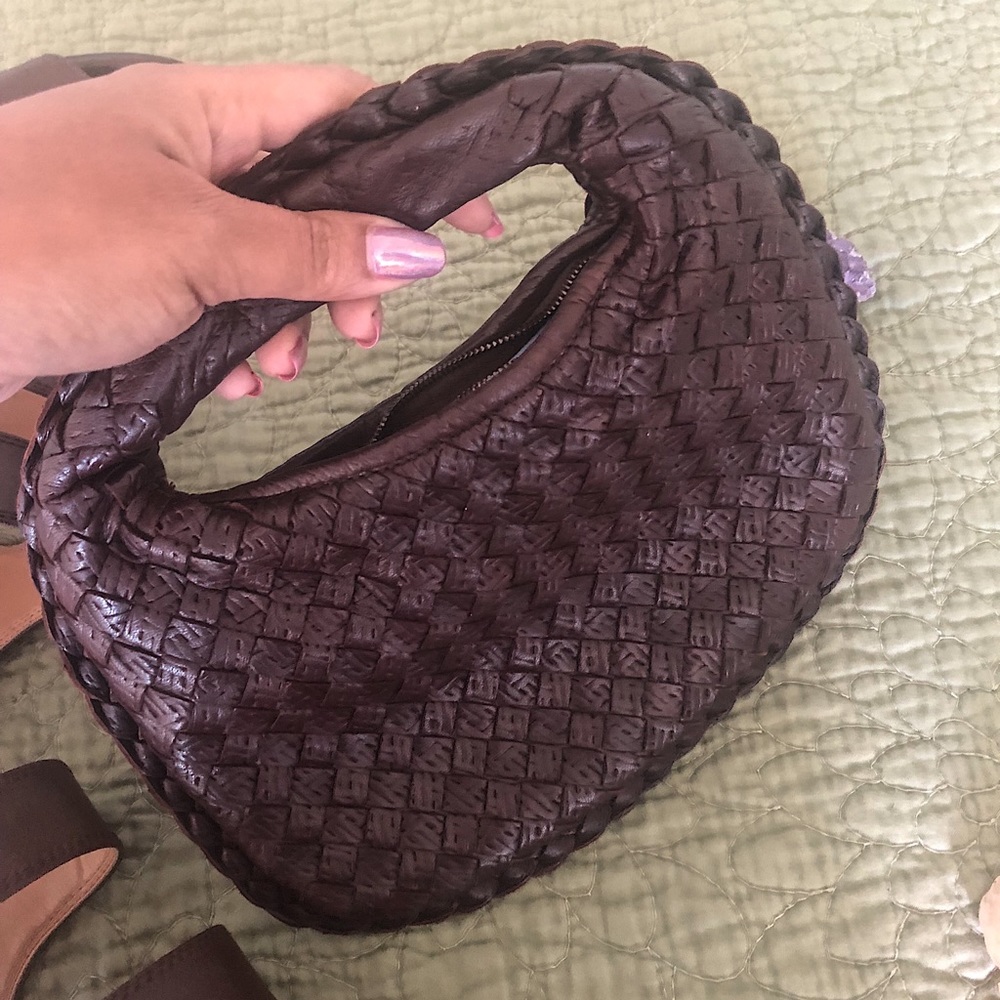 SALE💥Bottega Veneta Brown Mini Hobo Bag